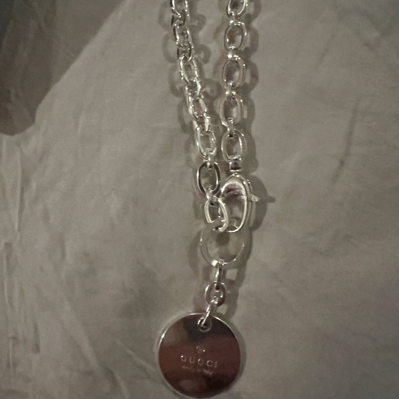 Gucci Sterling Silver Trademark Charm Bracelet Worn once - Picture 4 of 6